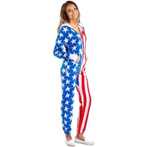 Tipsy Elves American Flag Jumpsuit
